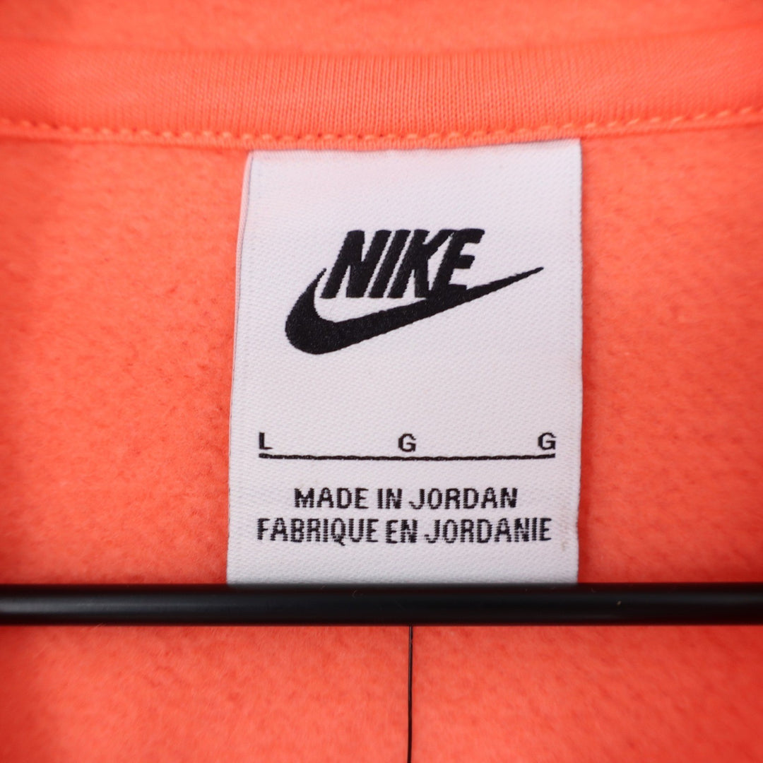 Nike Kids Sportswear Oversized Fleece Hoodie Atomic Orange Large L