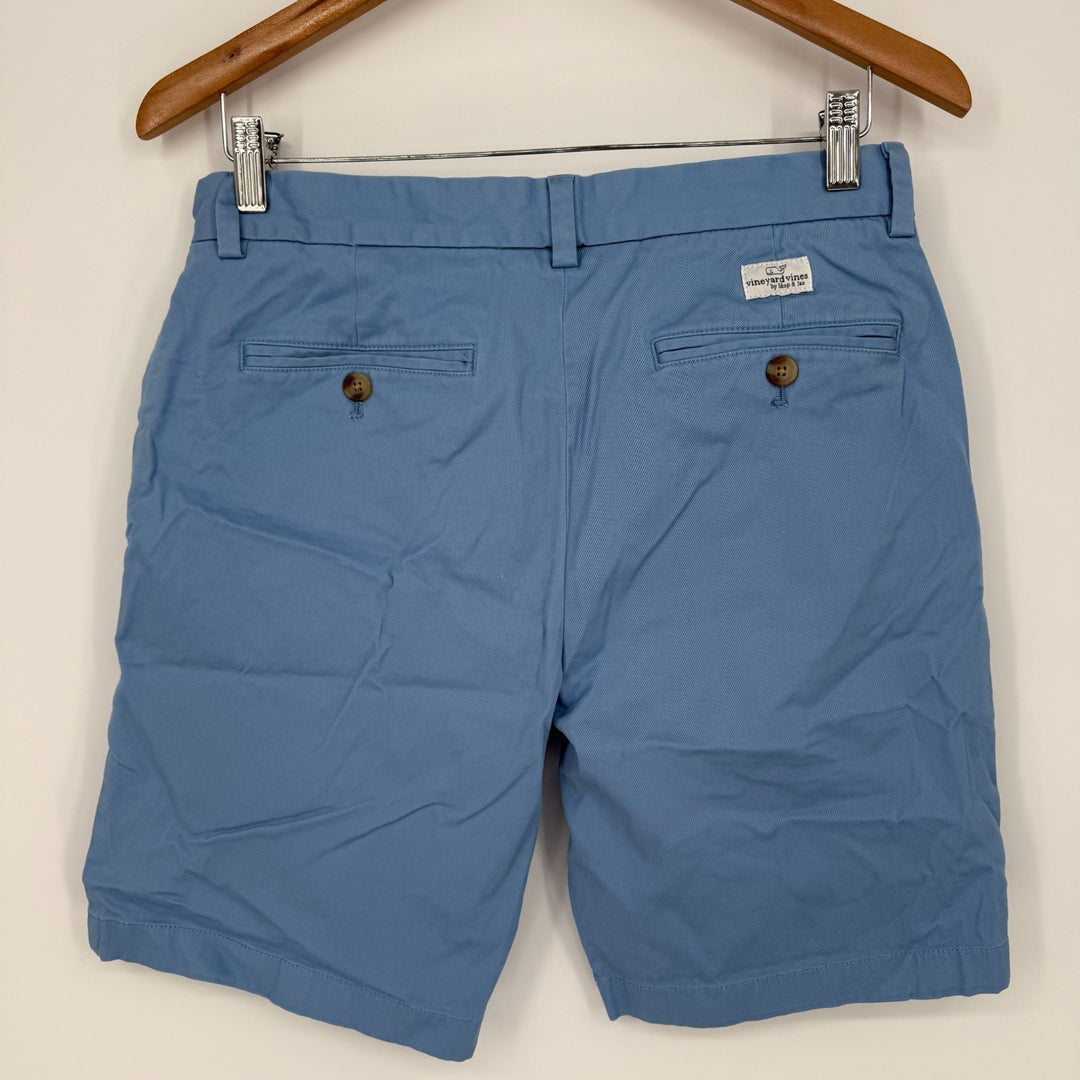 Vineyard Vines by Shep & ian Chino Shorts Mens 30 Blue Cotton Stretch Classic