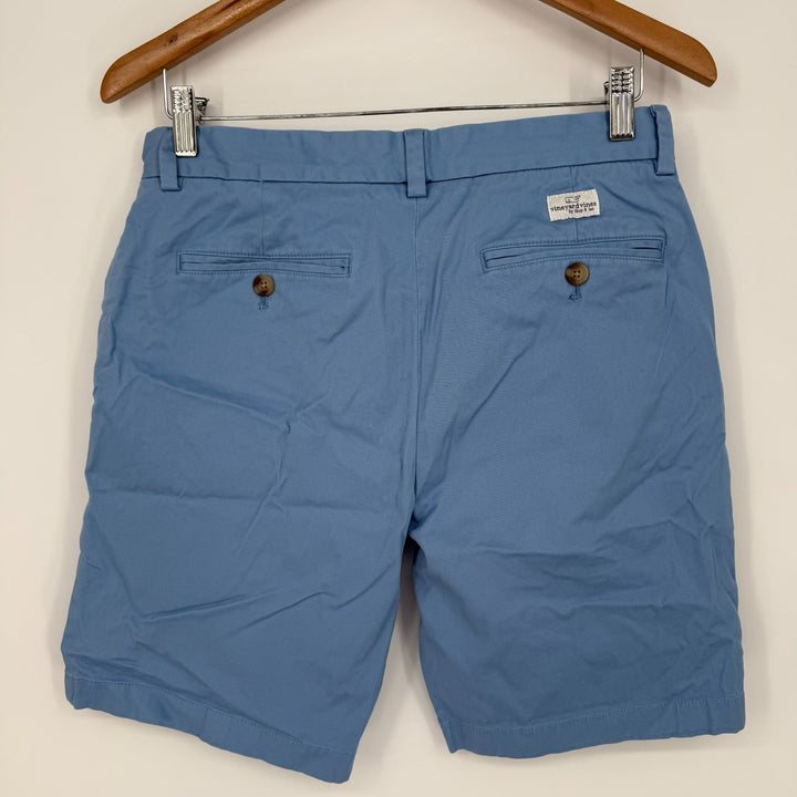 Vineyard Vines by Shep & ian Chino Shorts Mens 30 Blue Cotton Stretch Classic