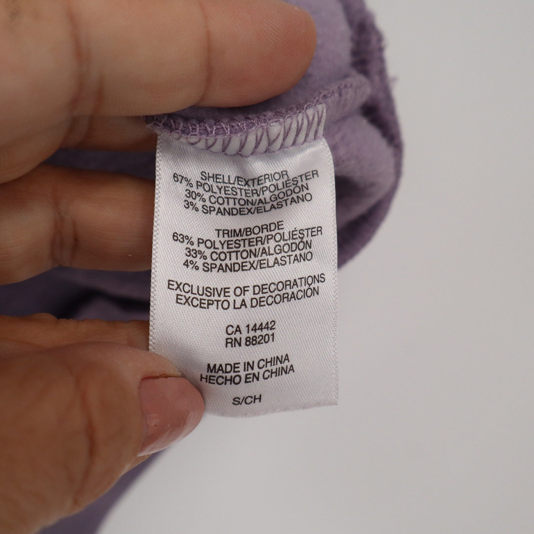 Mondetta Womens Purple Mauve Crewneck Sweatshirt Kangaroo Pocket Small