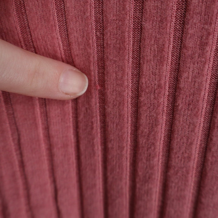 State of Day Intimates Pajama Pants Womens Large Pink Ribbed Wide Leg Sleepwear