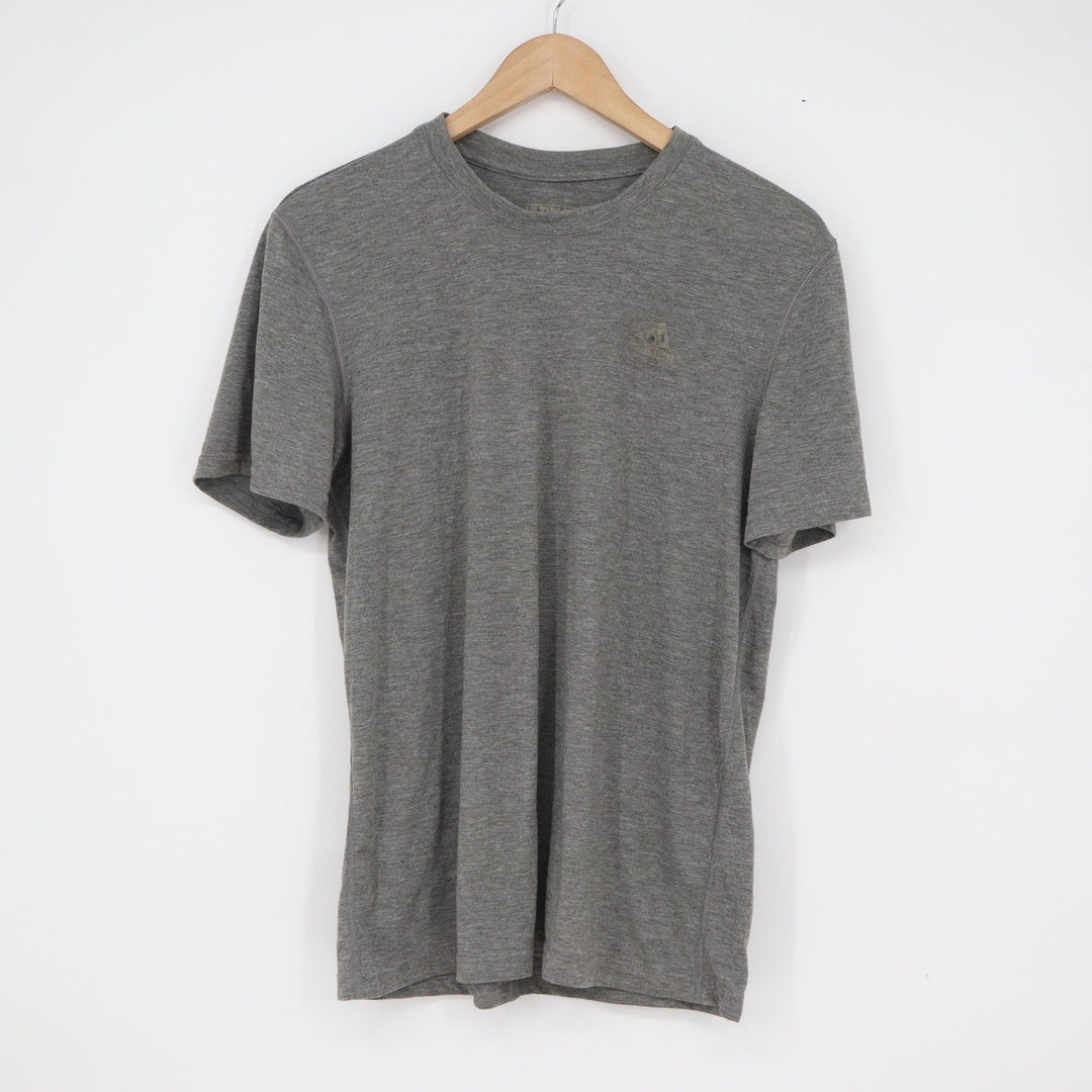 Mens Ultimate Tee Heather Grey Short Sleeve Performance Shirt Size M