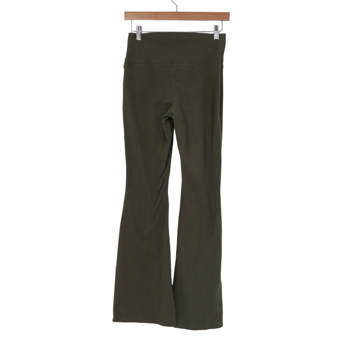 Wild Fable Olive Green High Waisted Flare Leggings Bell Bottom Yoga Pants Medium