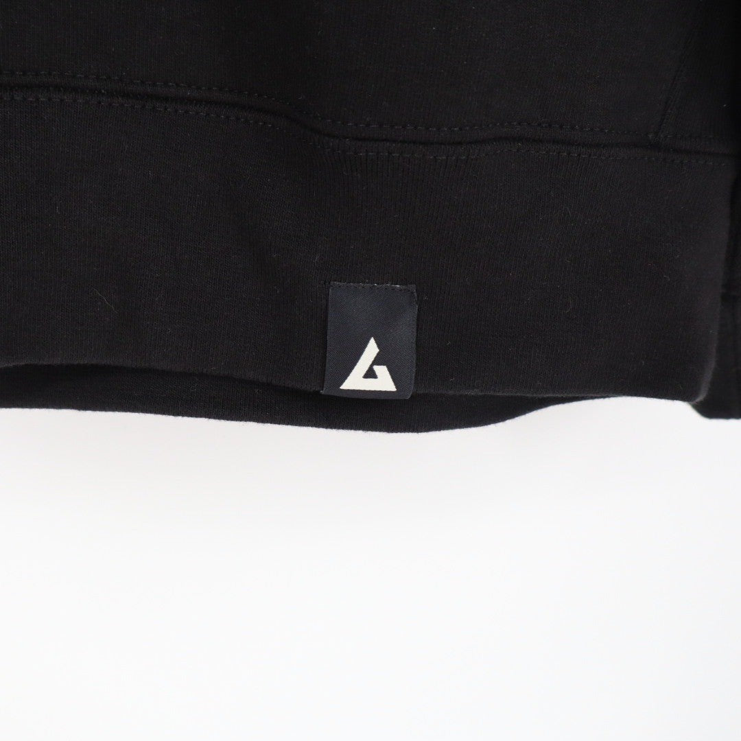 American Giant Full Zip Hoodie Black Cotton Made in USA Mens Size L