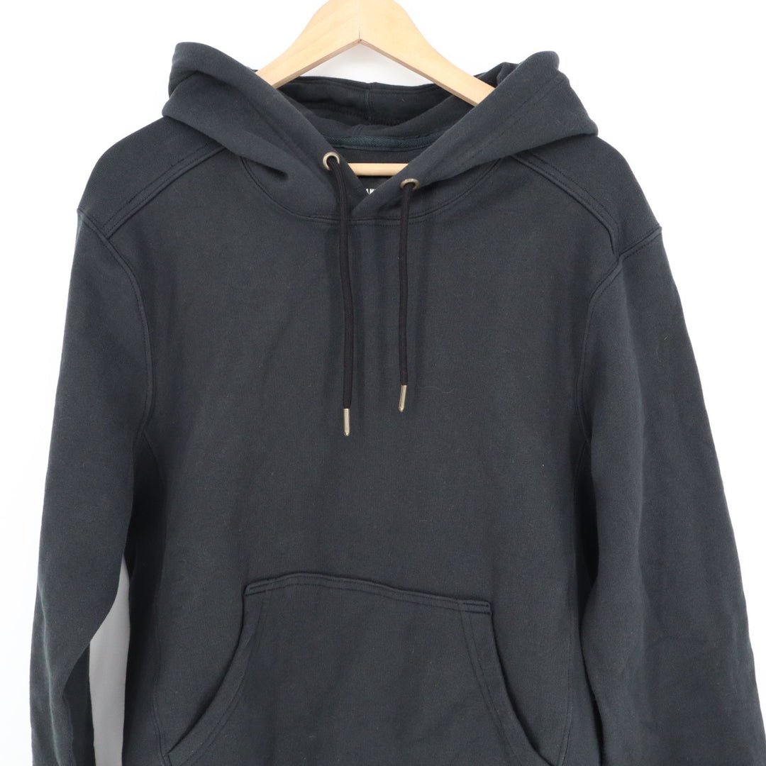 American Giant Classic Hoodie Mens Small Black Cotton Fleece Kangaroo Pocket