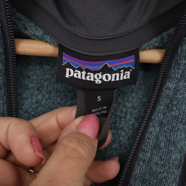 Patagonia Pullover Mens S Better Sweater Teal Heather 1/4 Zip Fleece Excellent
