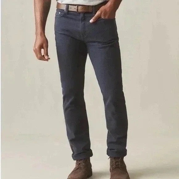 American Giant The Roughneck Pant Made In USA Size 30X30 Navy Blue
