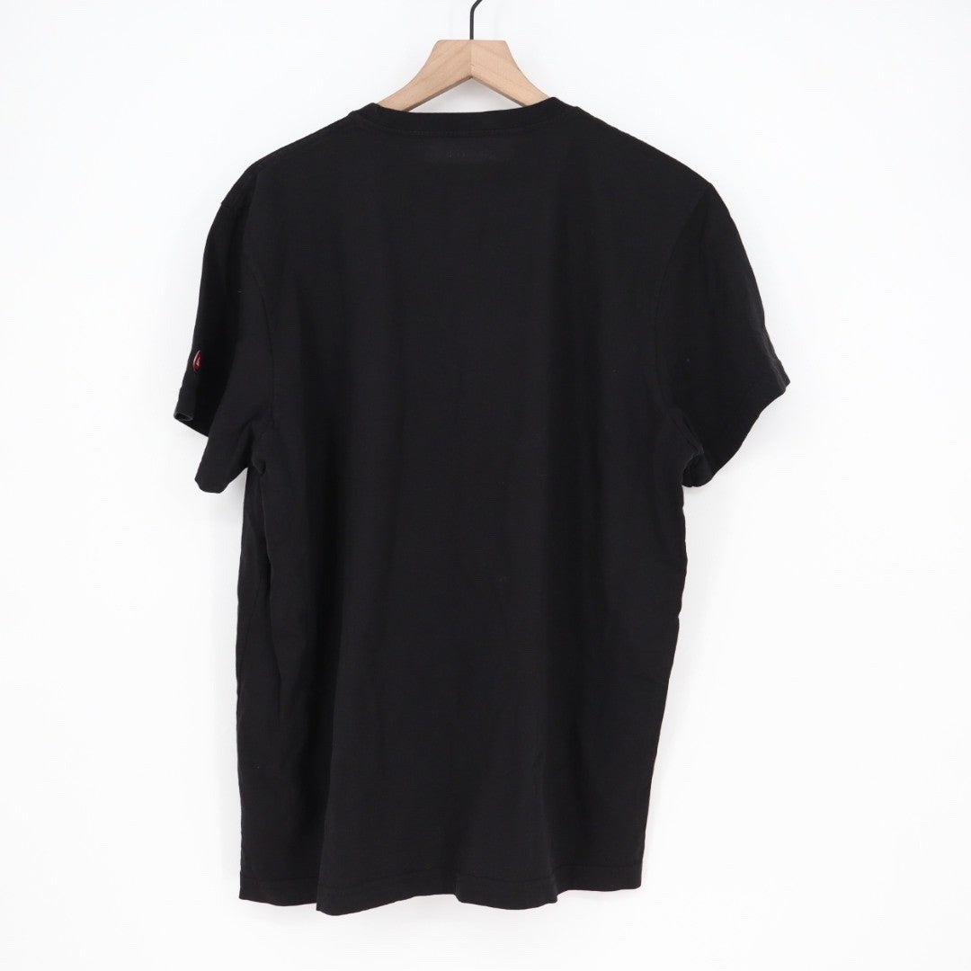 American Giant Black Crew Neck T Shirt XL Made in USA Cotton Short Sleeve