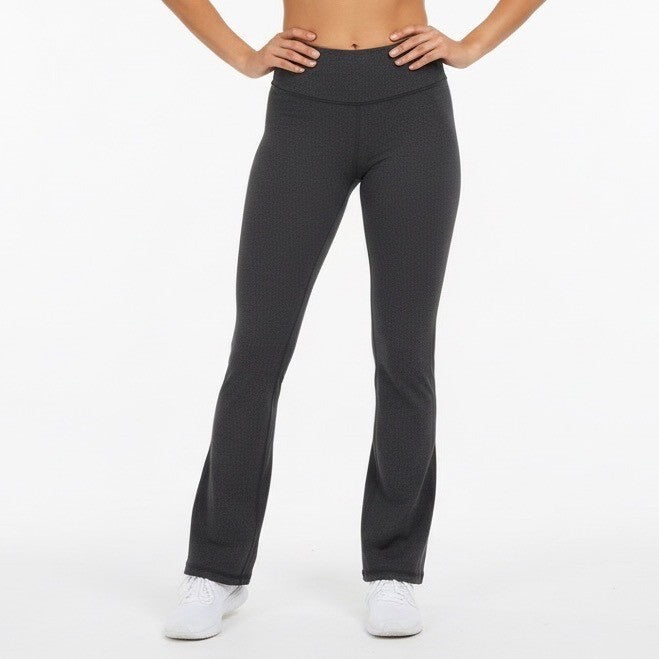 JOFIT XXS Dark Charcoal Heathered Bootcut Yoga Pants Athletic Leggings