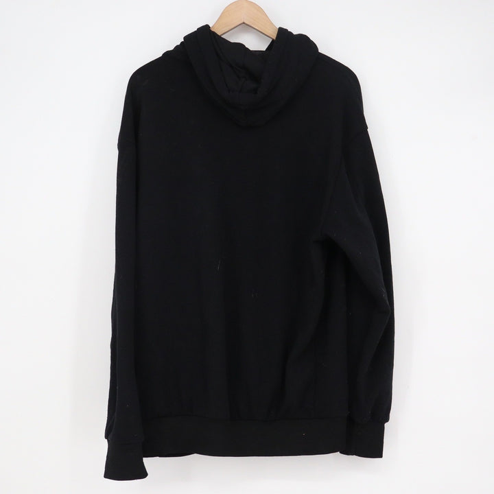 Original Deluxe Cal Black Tonal Script Hoodie Mens Large Pullover