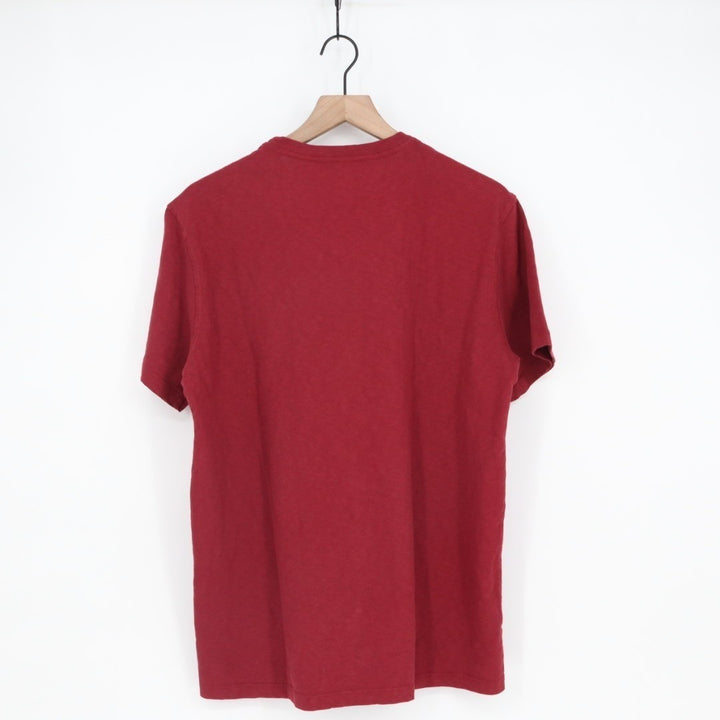American Giant Premium Slub T-Shirt Men Medium Red Cotton Short Sleeve Crew Neck