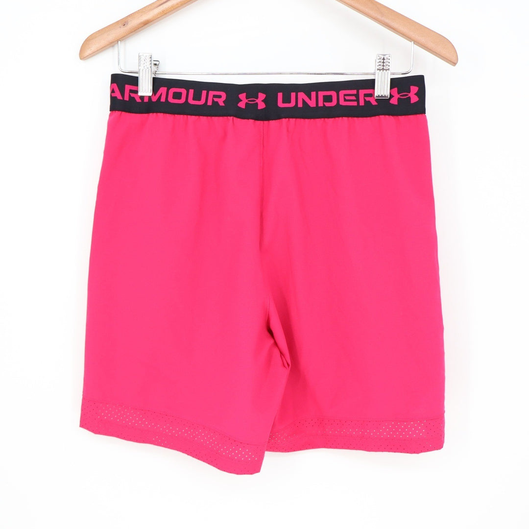 Under Armour Mens Vanish Woven 6in Shorts Pink Black Size S NEW