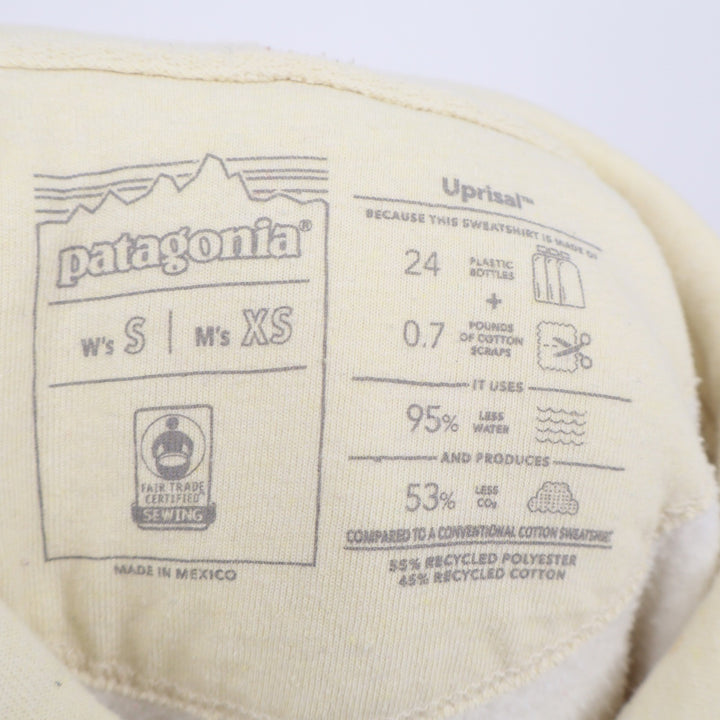 Patagonia Uprisal Hoodie Cream North Shore Haleiwa Graphic Mens XS Womens S