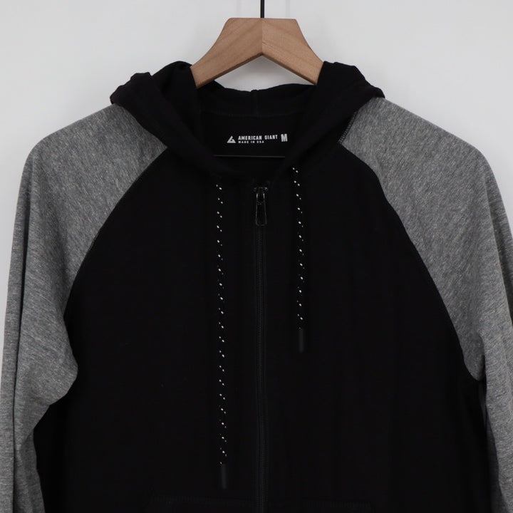 American Giant Men's Colorblock Lightweight Full Zip Made In USA Size M