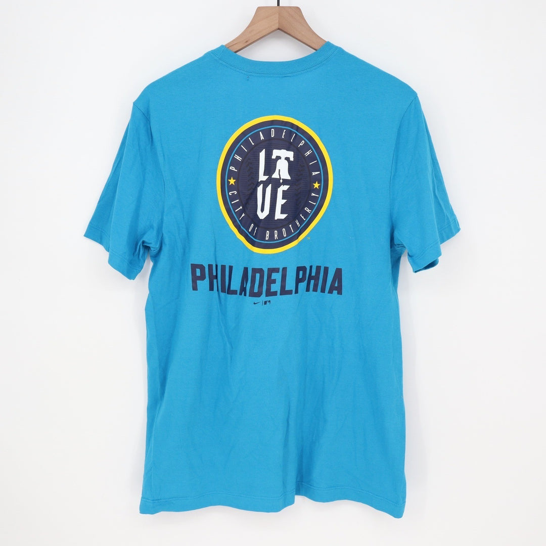Nike Philadelphia Philly City Connect Mens Blue Graphic T-Shirt M