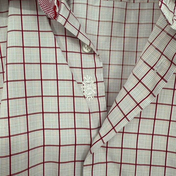 Robert Graham Shirt Mens Large Multicolor Plaid Knowledge Wisdom Faith Button Up
