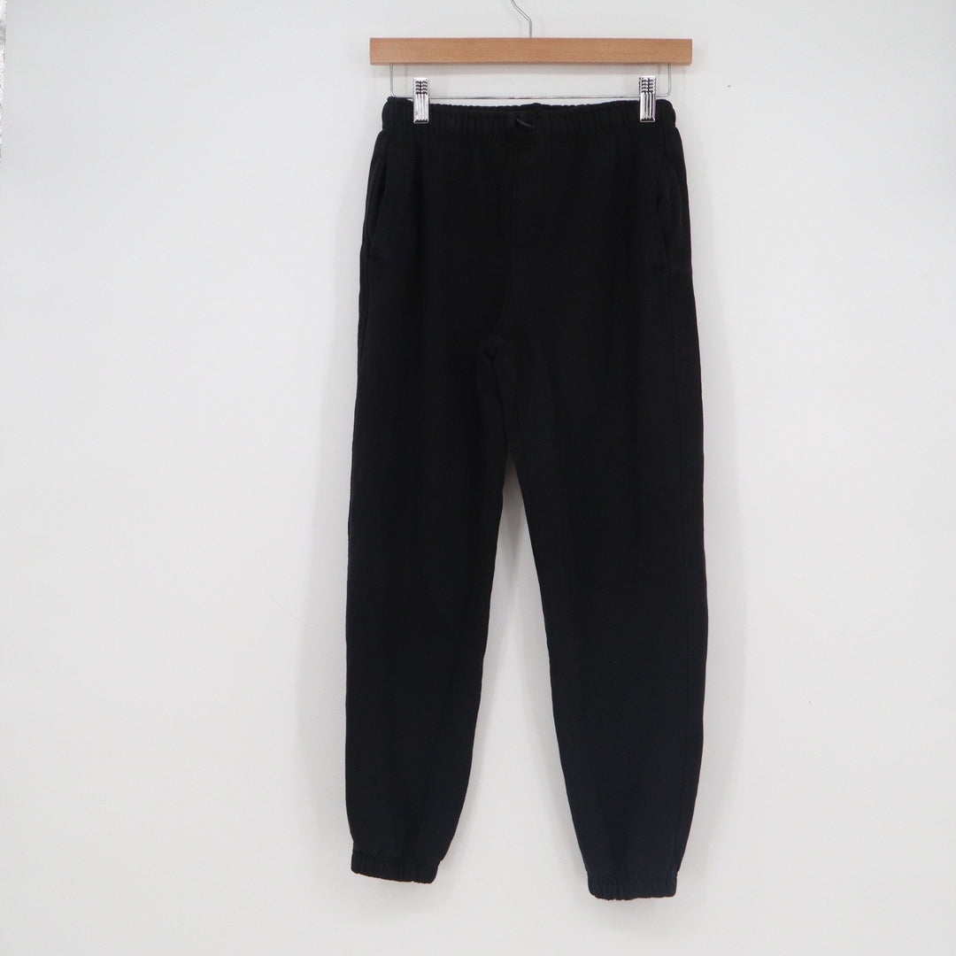 Zara Girls Black Fleece Lined Jogger Sweatpants Size 13-14 Pockets