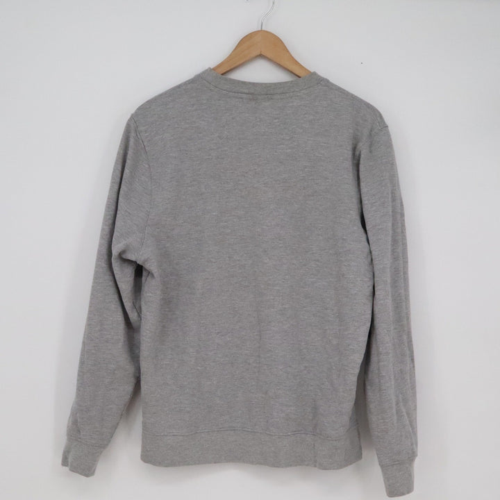 Make Market Mens Medium Gray Football Highland Cow Graphic Crewneck Sweatshirt