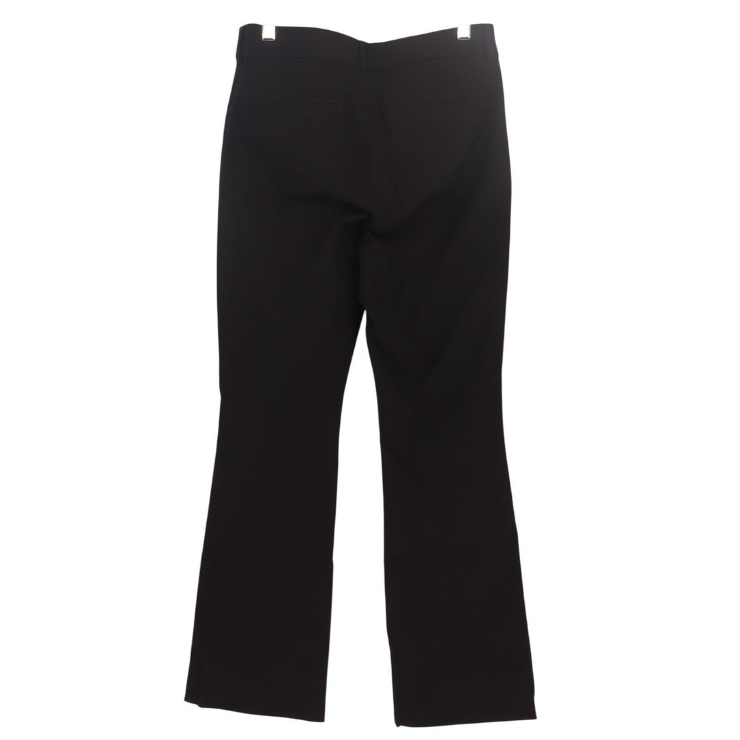 Old Navy High Waisted Pixie Flare Pants Womens 6 Black Secret Smooth Pockets