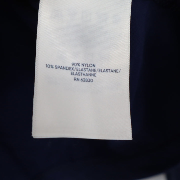 Lands End Women's Small Navy Blue Long Sleeve Crew Neck Nylon Spandex Top