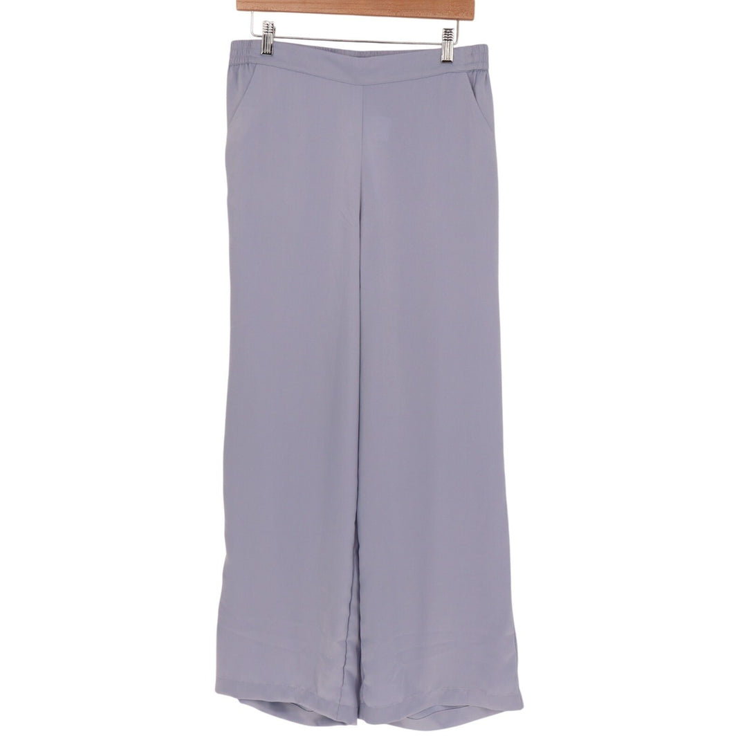 State of Day Intimates Pajama Pants Womens Small Blue Elastic Waist Wide Leg