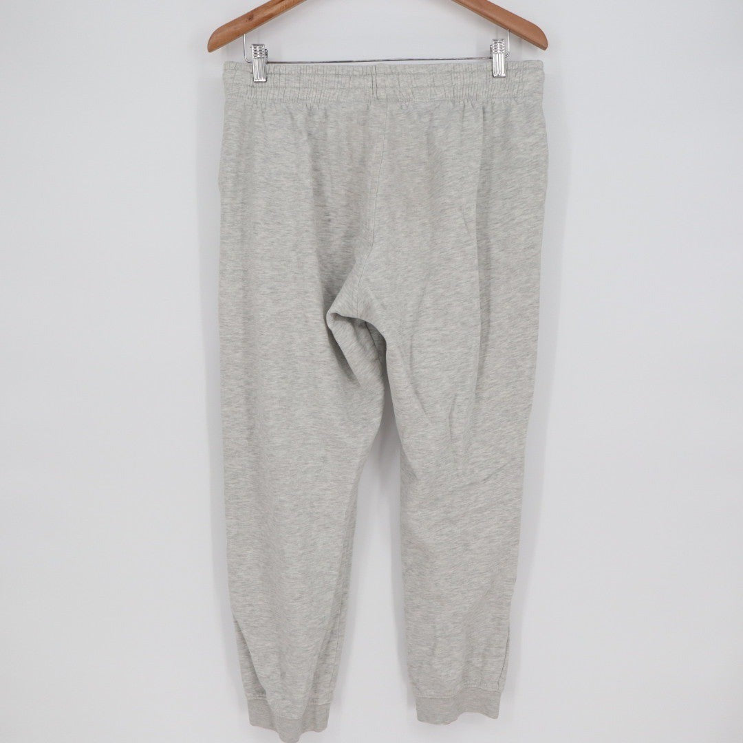 H&M Regular Fit Jogger Sweatpants Light Gray Size L Drawstring Comfort
