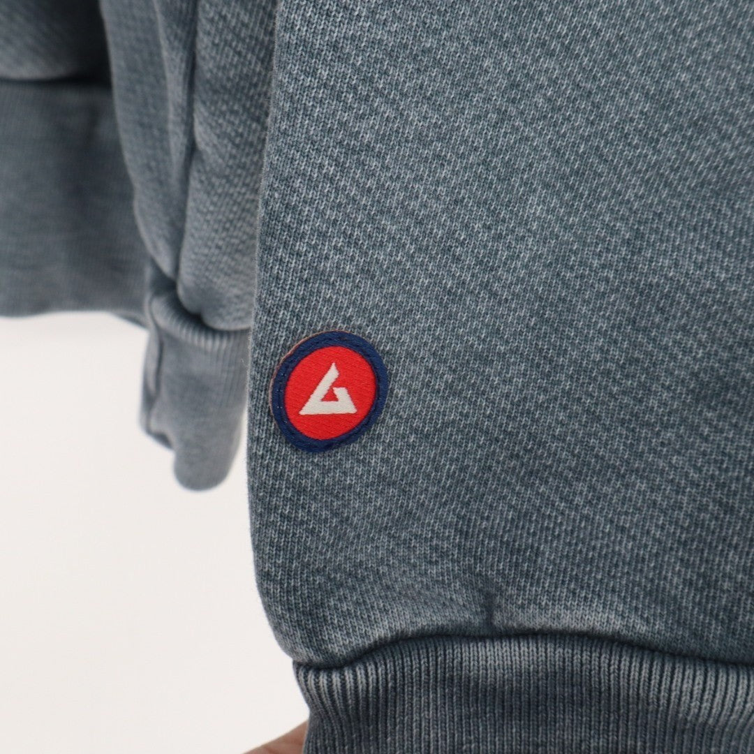 American Giant American Vintage Sweatshirt Unisex Large Blue Cotton Crew Neck