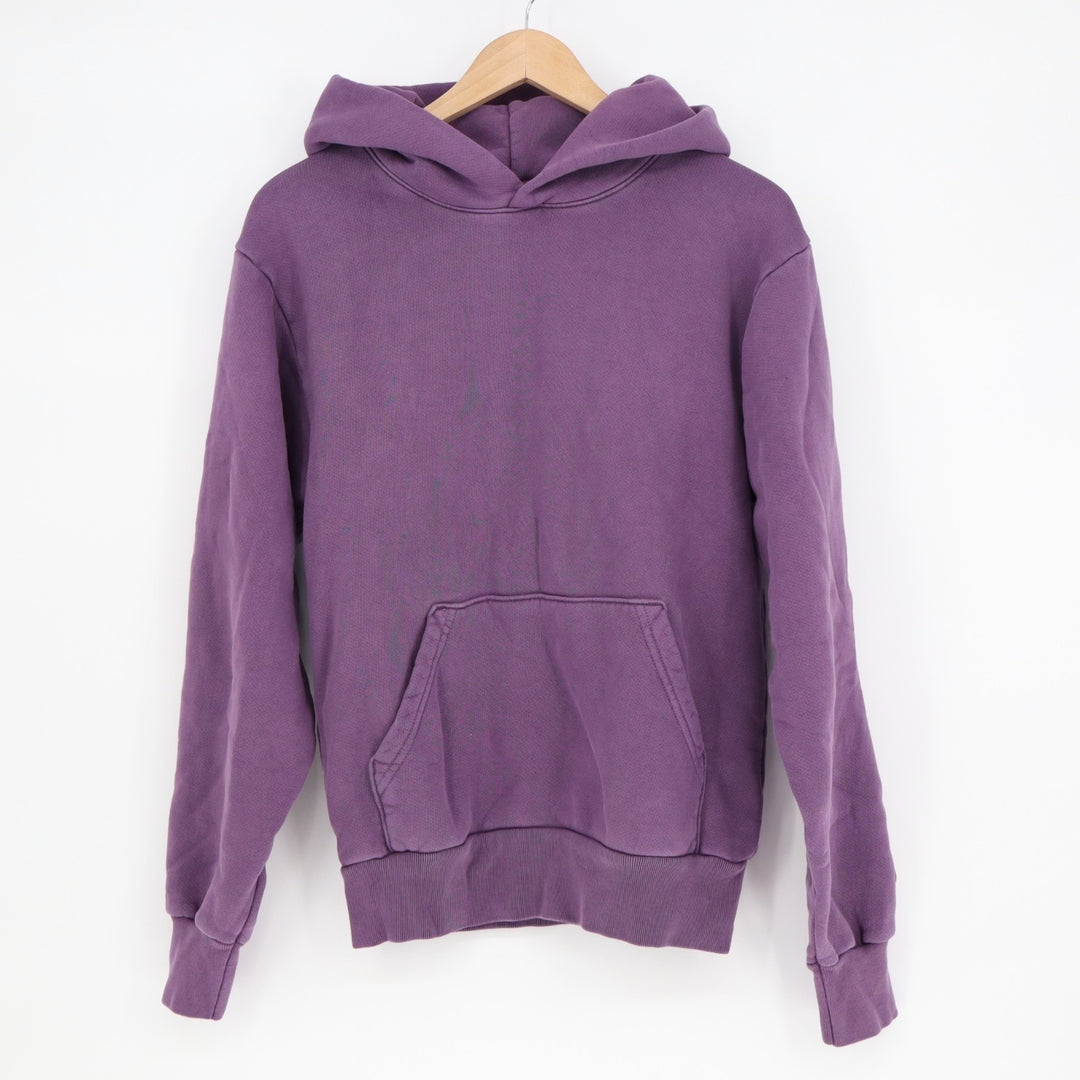 American Giant American Vintage Hoodie Unisex XS Purple Cotton Kangaroo Pocket