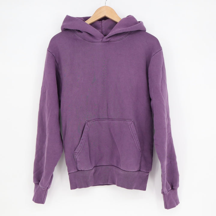 American Giant American Vintage Hoodie Unisex XS Purple Cotton Kangaroo Pocket