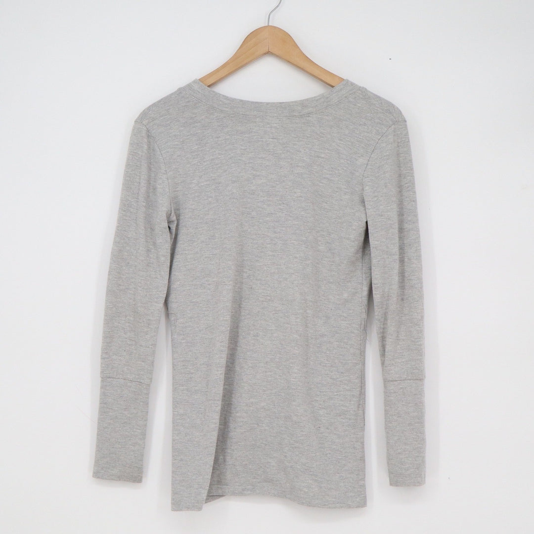 Dream Out Loud Selena Gomez Gray Ruched Star Button Cardigan Sweater Small