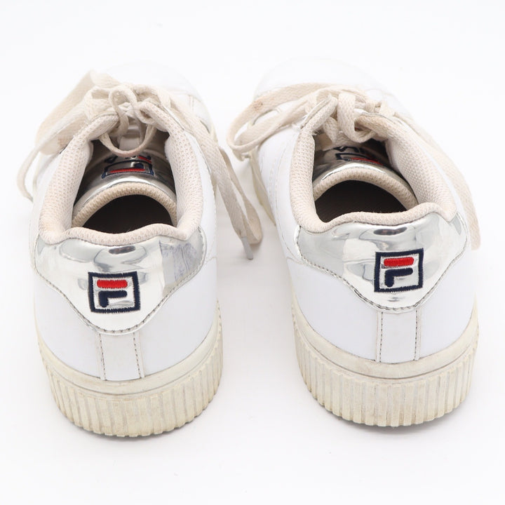 Fila Panache 19 Womens White Metallic Silver Platform Sneakers 8.5