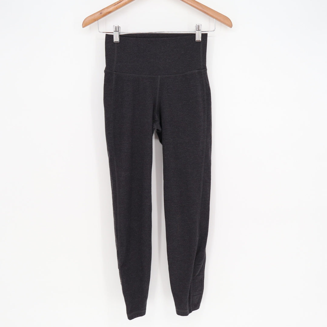 Old Navy Active Balance Leggings Womens Small Charcoal Gray Go-Dry High Waisted