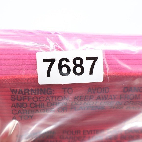 Naked Wardrobe Pink Red Colorblock Ribbed Midi Bodycon Dress M