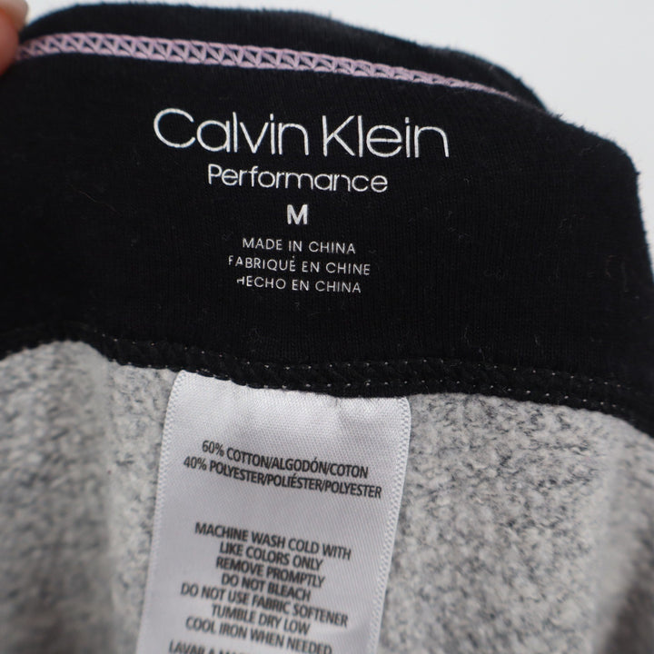 Calvin Klein Performance Womens Gray Heather Logo Jogger Sweatpants Size M