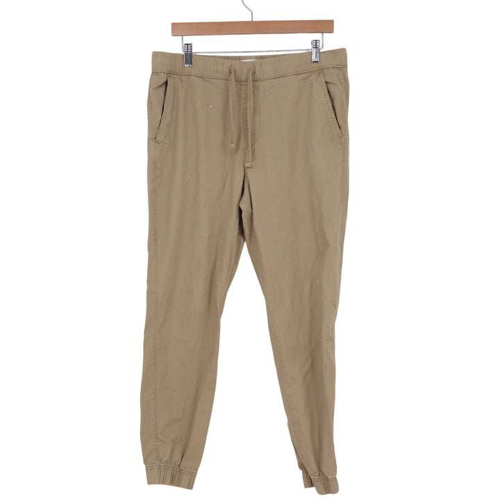 Sonoma Goods For Life Mens Tan Khaki Stretch Twill Jogger Pants Size M