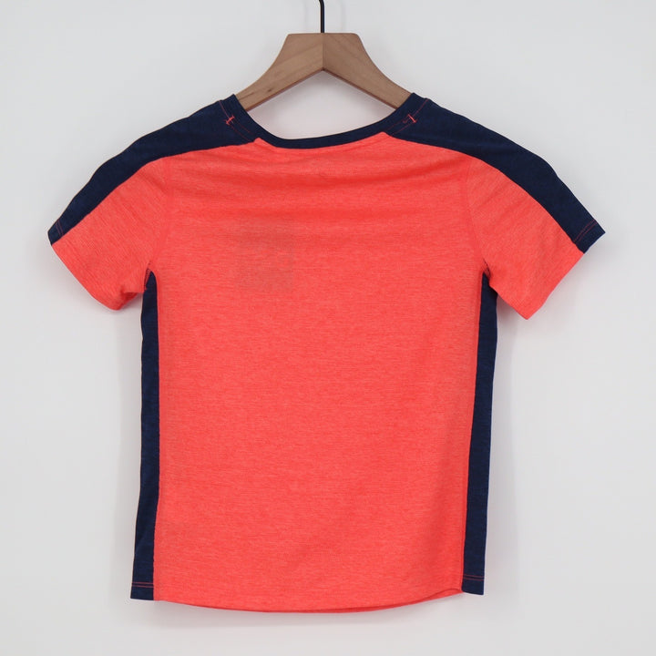 DSG Boys XS 6-7 Pieced Graphic Movement Tee Cabana Coral Basketball 1989 NEW