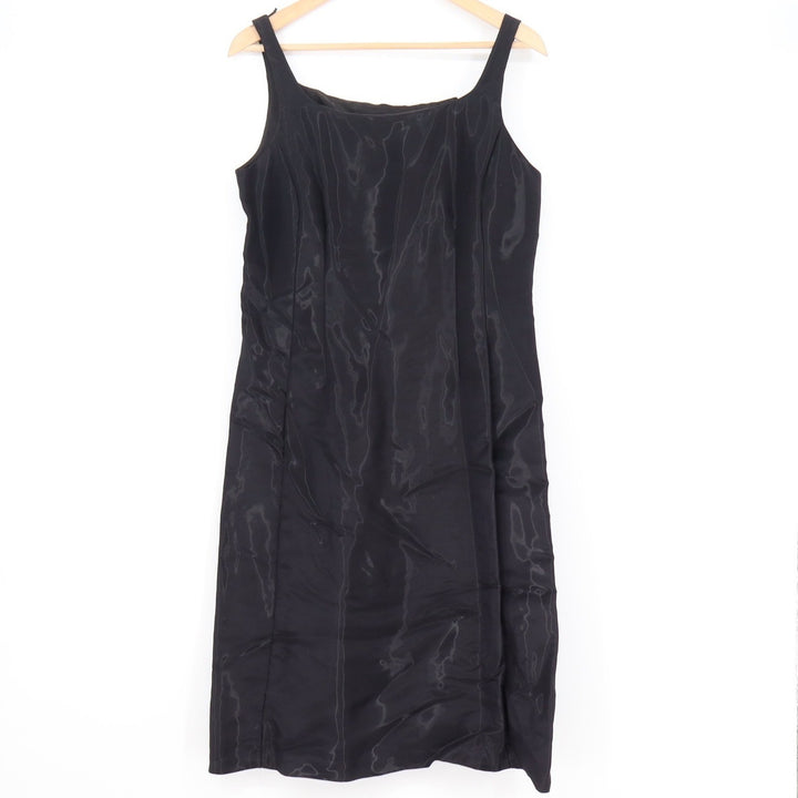 Nicole Miller Collection Vintage 90s Black Shimmer Shift Dress Size 12 USA Made