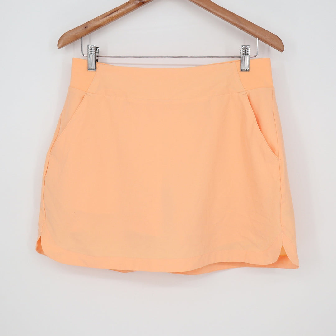 Walter Hagen Performance Peach Orange Golf Skort Women's Size Medium 8647