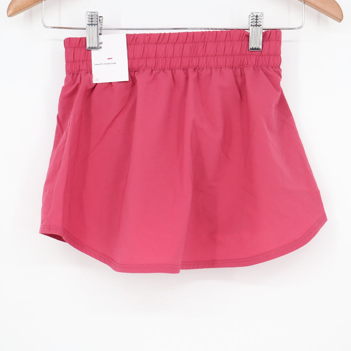 Nike One Dri-FIT Womens Small Dark Pink Loose Fit Running Athletic Shorts