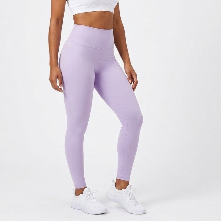Wilo The Label Base Ribbed 7/8 Leggings Womens Medium Lilac Moisture Wicking
