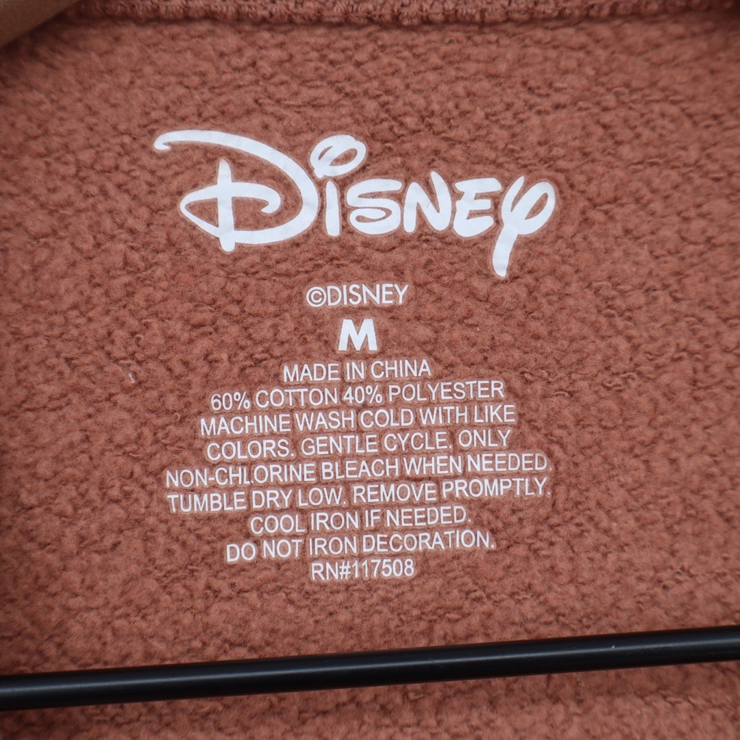Disney Bambi Graphic Sweatshirt Brown Terracotta Crewneck Pullover Medium