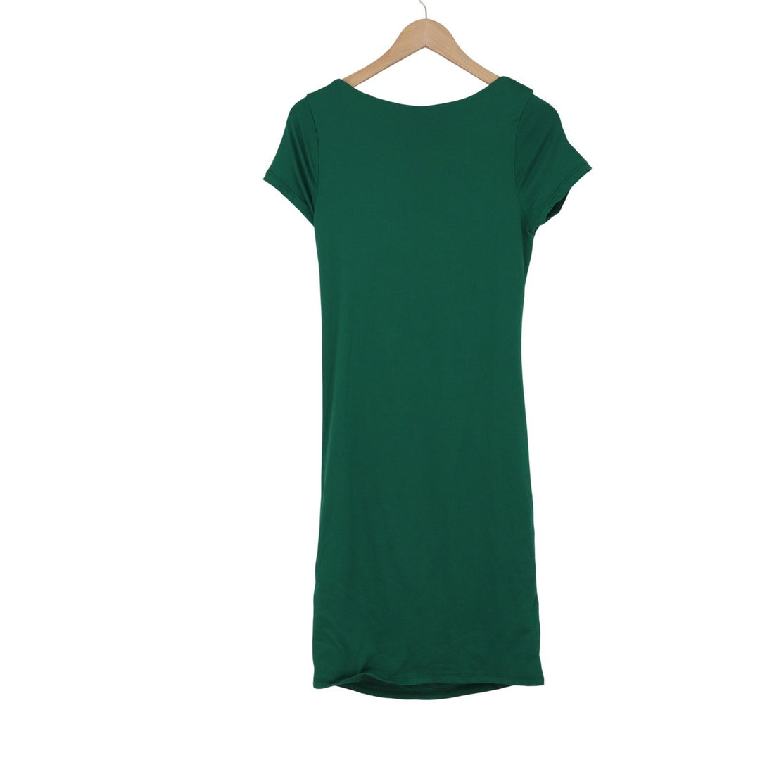 Heart & Hips Emerald Green Ruched Side Bodycon Dress Size M