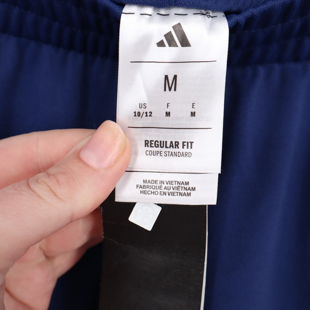 Adidas Kids Dark Blue No Side Seam Knit Athletic Shorts Size M 10/12