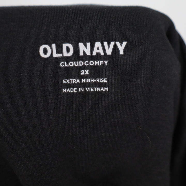 Old Navy CloudComfy Black Extra High-Rise Leggings Plus Size 2X Athletic Yoga
