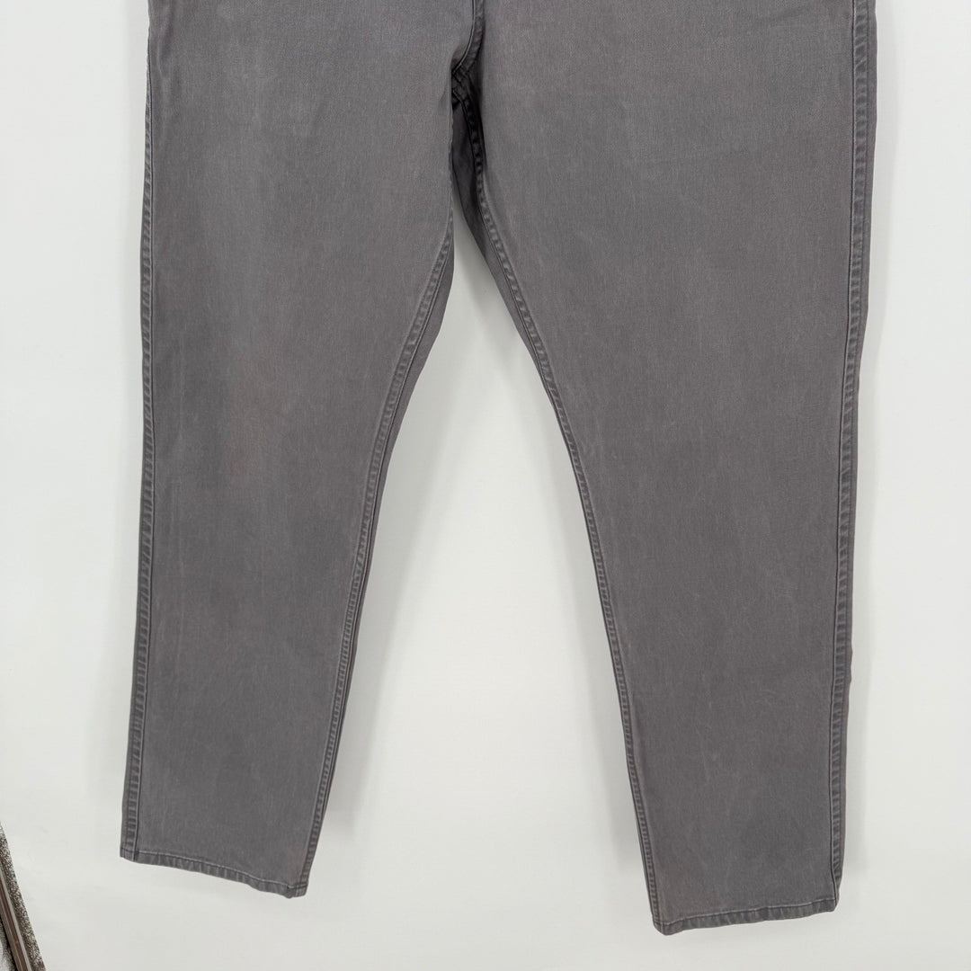 Dockers Athletic Fit Mens Pants Gray Size 32x32 Flat Front Chinos Casual