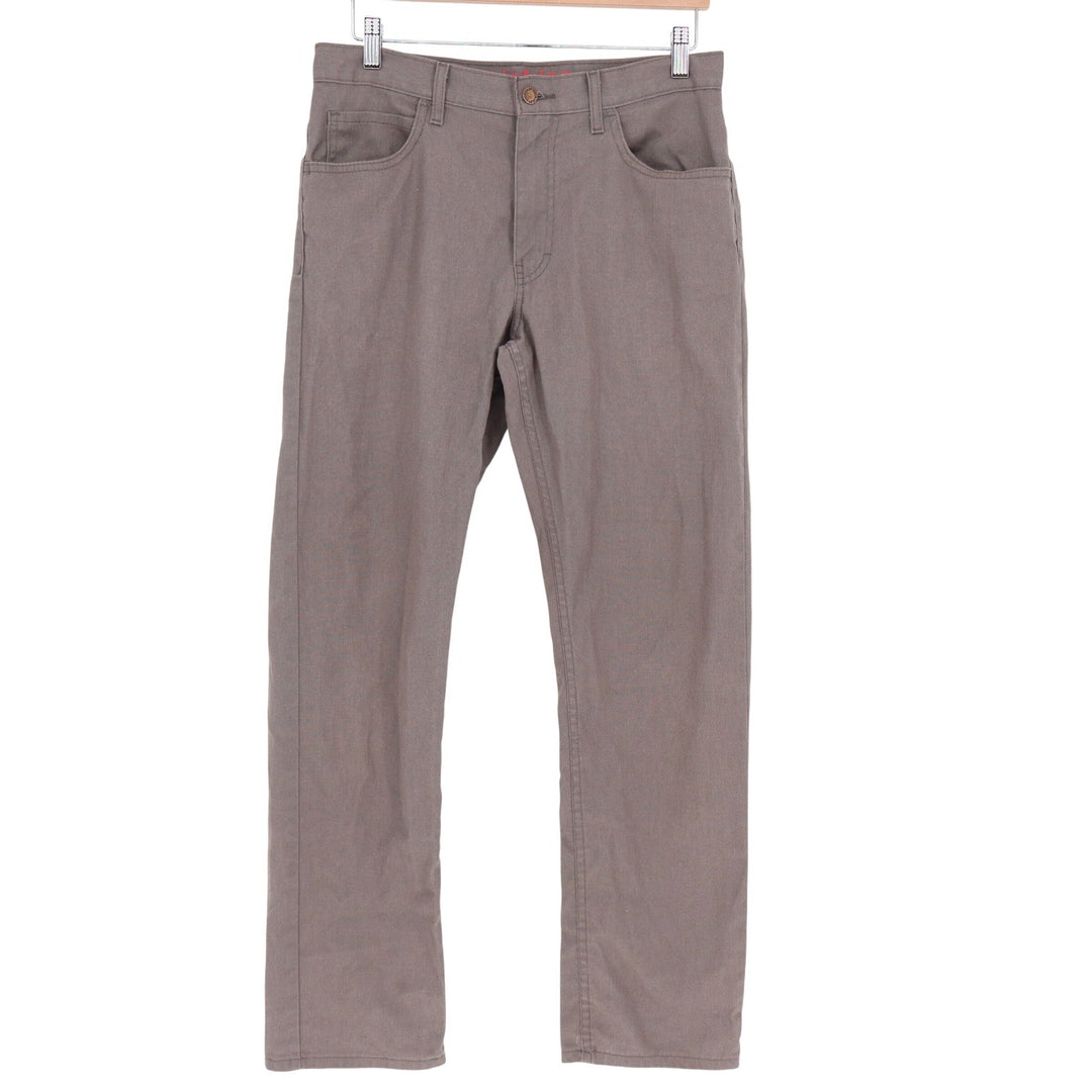 Dickies Mens Straight Leg Flexible Durable Twill Pants Taupe Brown 32x32