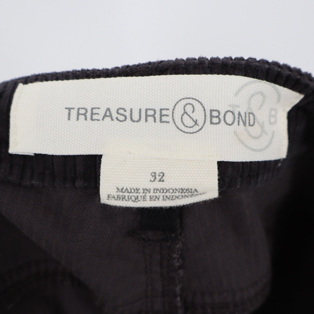 Treasure & Bond Corduroy Pants Dark Gray Bootcut Size 32