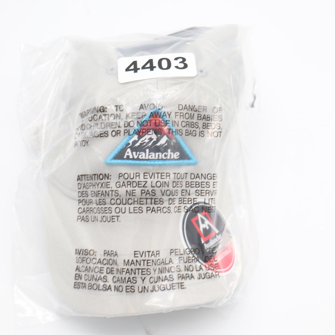 Avalanche Outdoor Supply Co Grey Mountain Logo Baseball Cap Hat