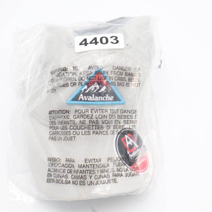 Avalanche Outdoor Supply Co Grey Mountain Logo Baseball Cap Hat