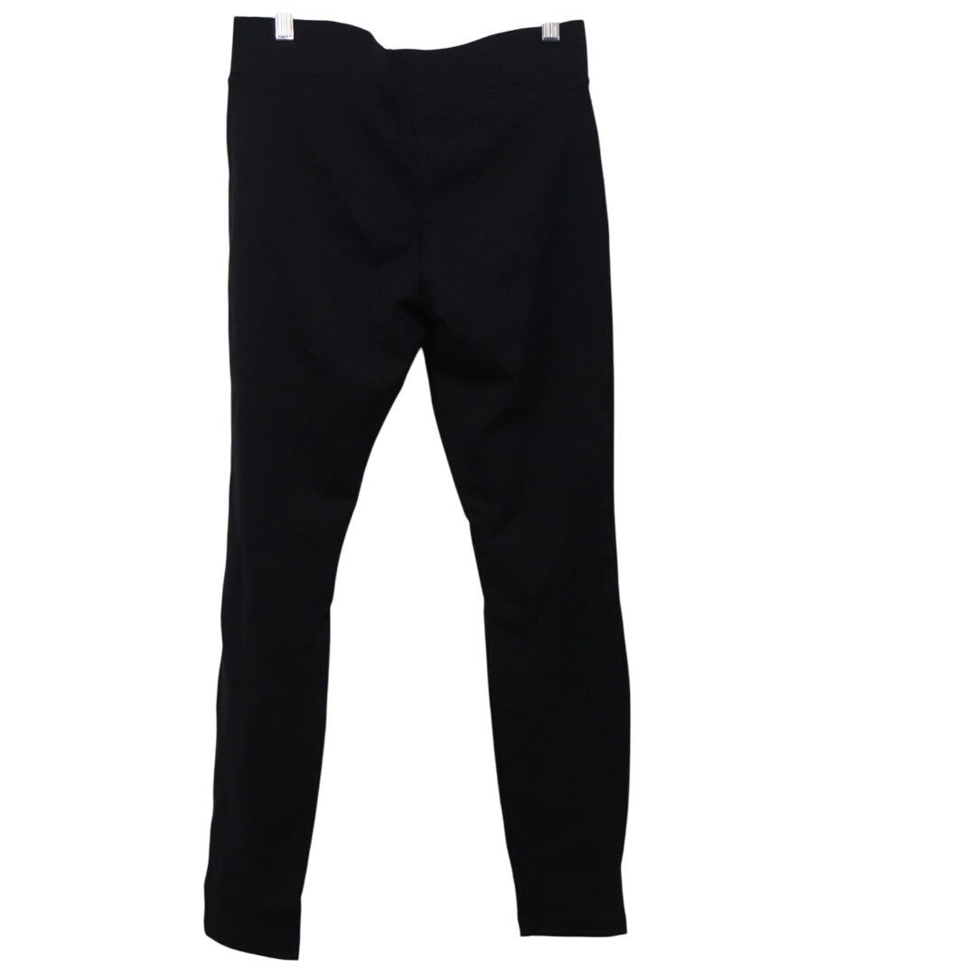 American Giant Ponte Slim Pants Womens 6 Black Modal Stretch Casual Skinny Leg